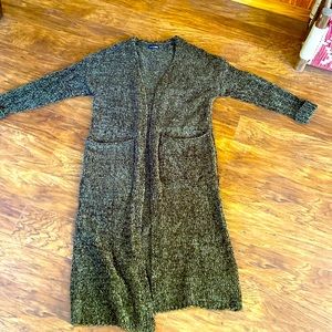 Fashion Nova olive colored Cardigan